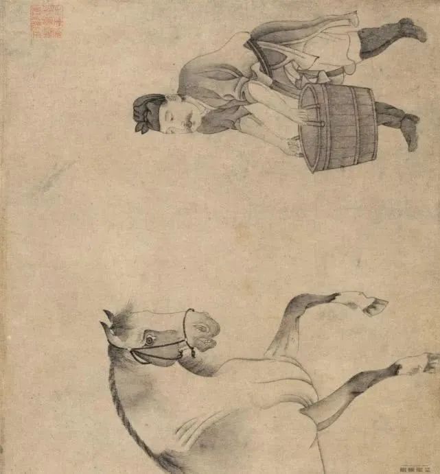 趙孟頫《飲馬圖》書法作品欣賞
