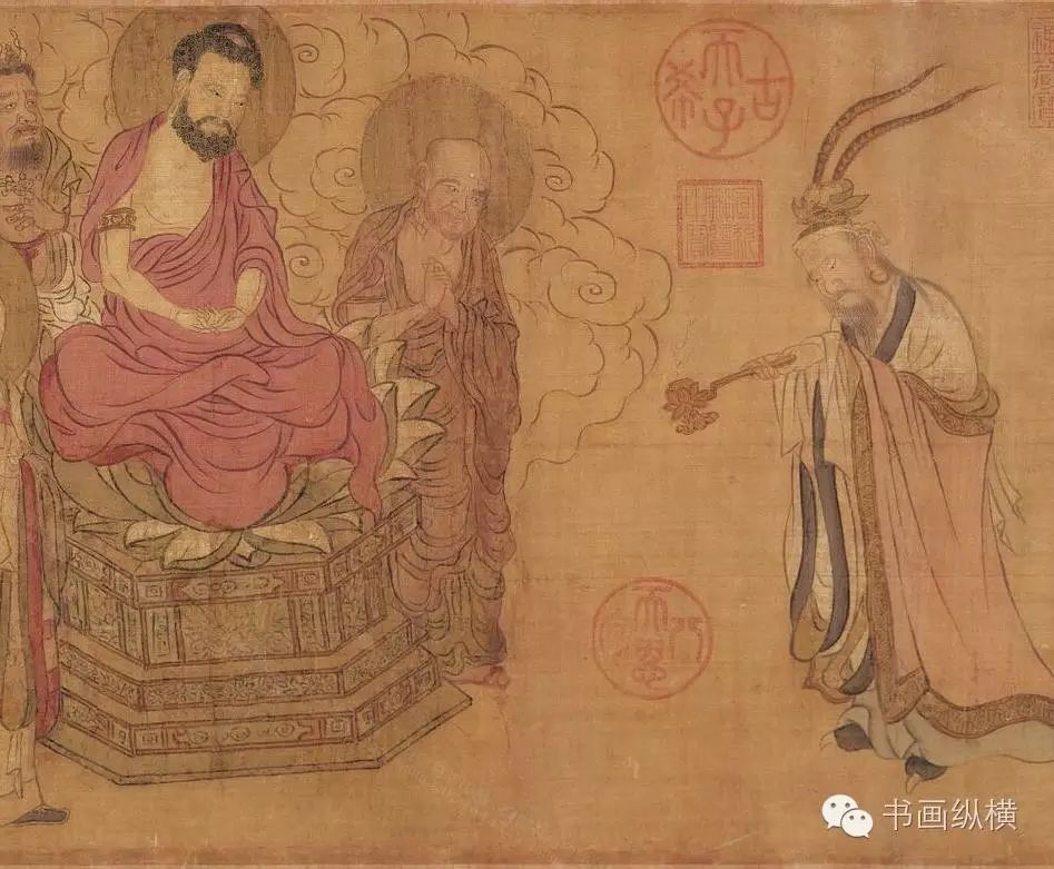 趙光輔《番王禮佛圖》美國克里夫蘭藝術博物館藏