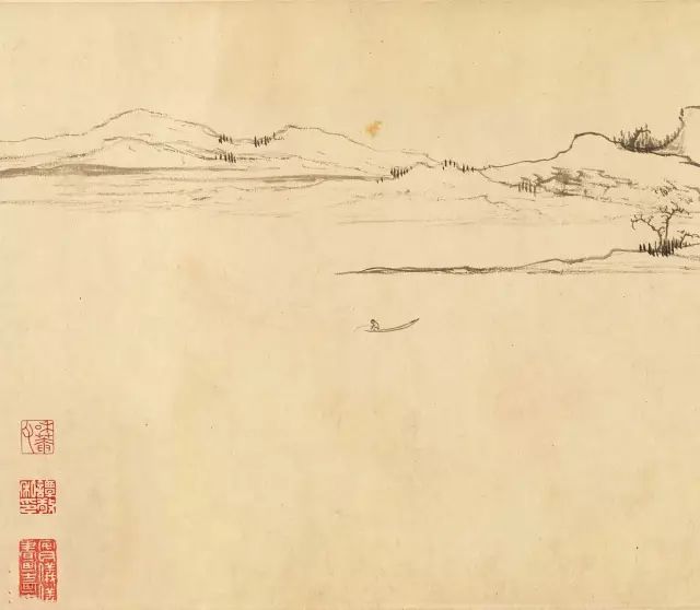 趙孟頫《雙松平遠圖卷》書法欣賞