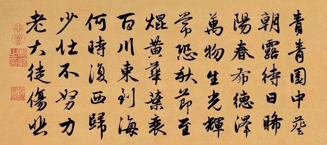 趙孟頫行書集字《長歌行》