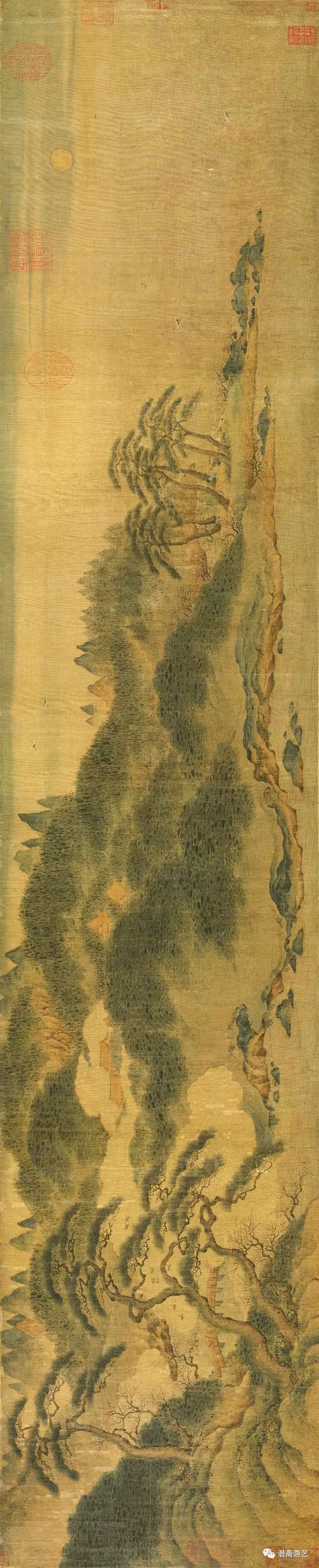 趙孟頫行書《跋萬松金闕圖卷》