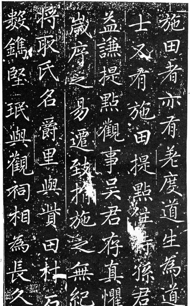 趙孟頫《佑圣觀捐施題名記》書(shū)法作品欣賞