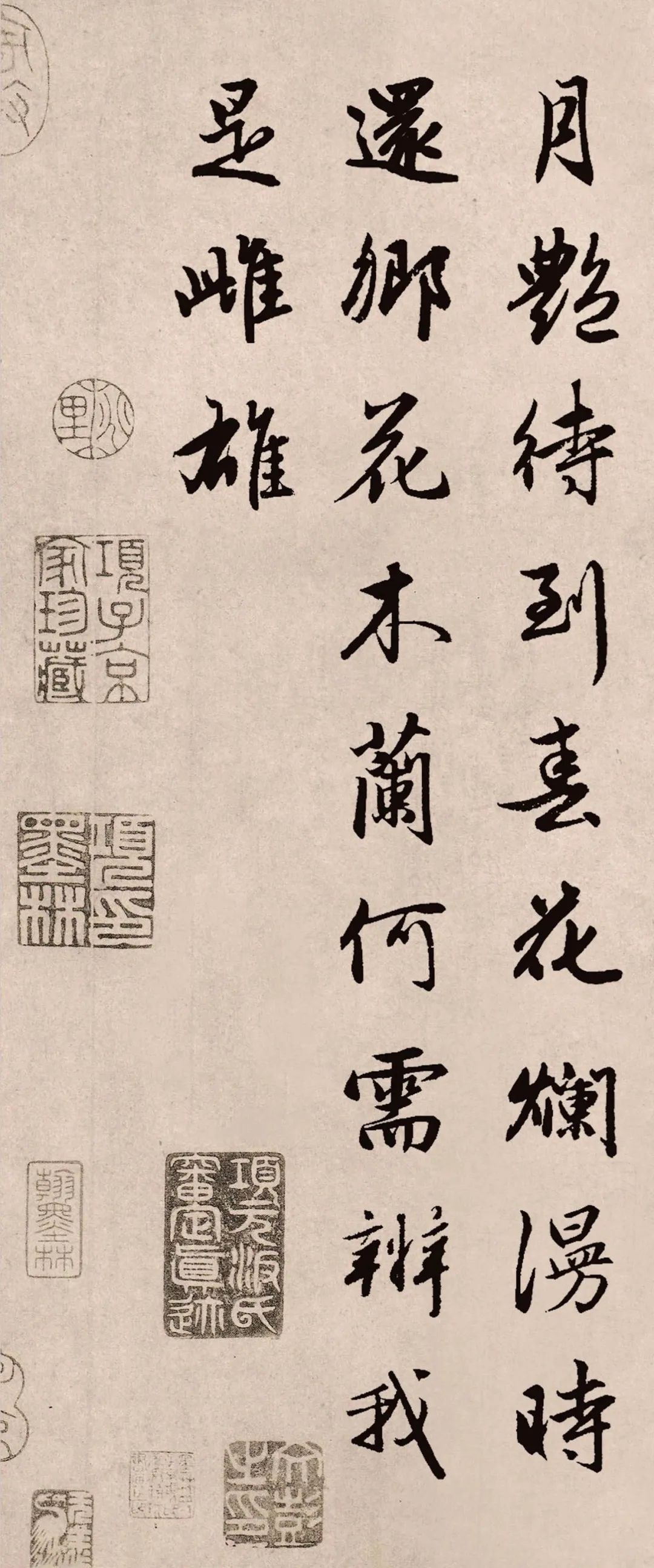 趙孟頫行書集字《木蘭辭》抗疫版