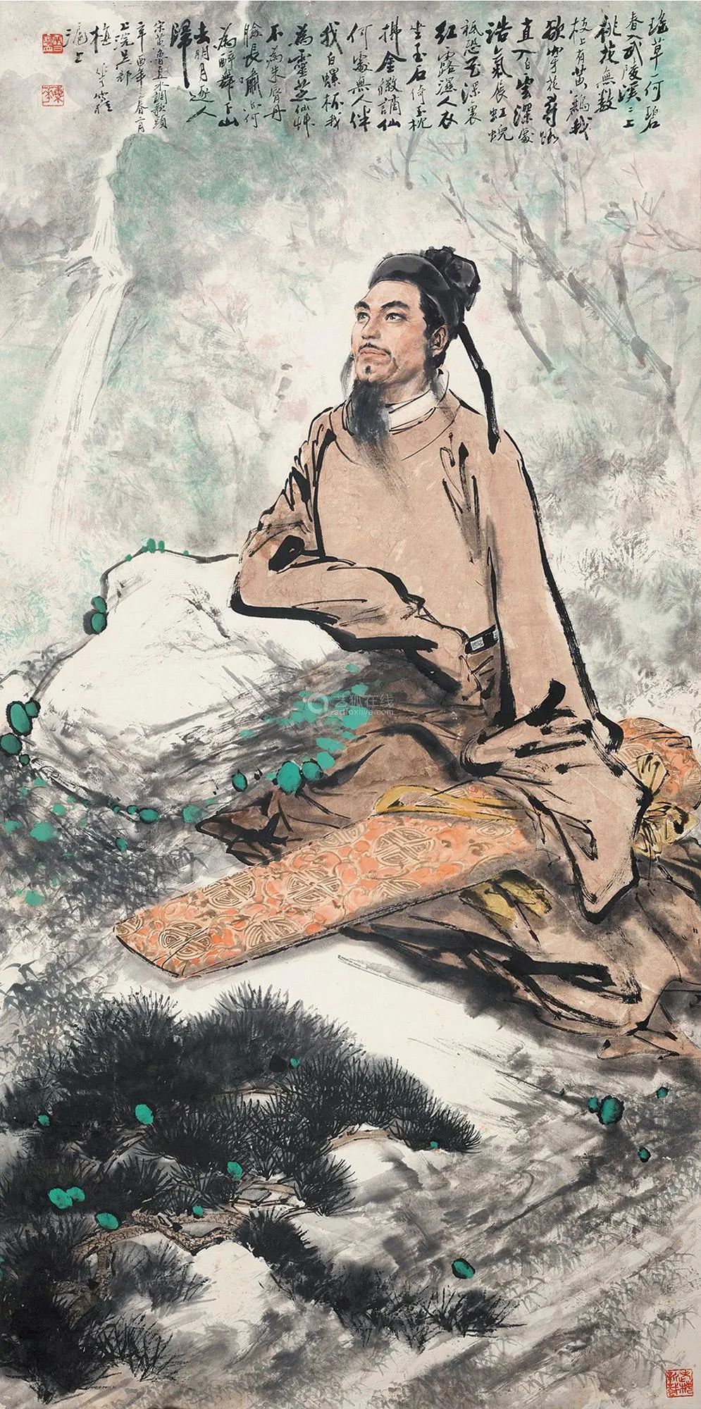 黃庭堅『贈李方叔卷』書法作品欣賞 黃庭堅『贈李方叔卷』書法作品欣賞