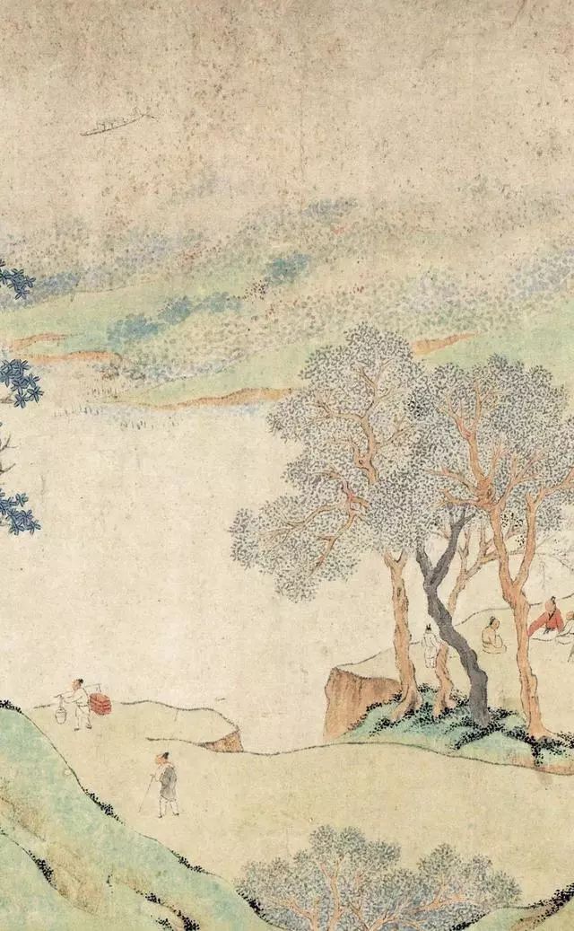 錢杜《天池修褉圖》書法作品卷
