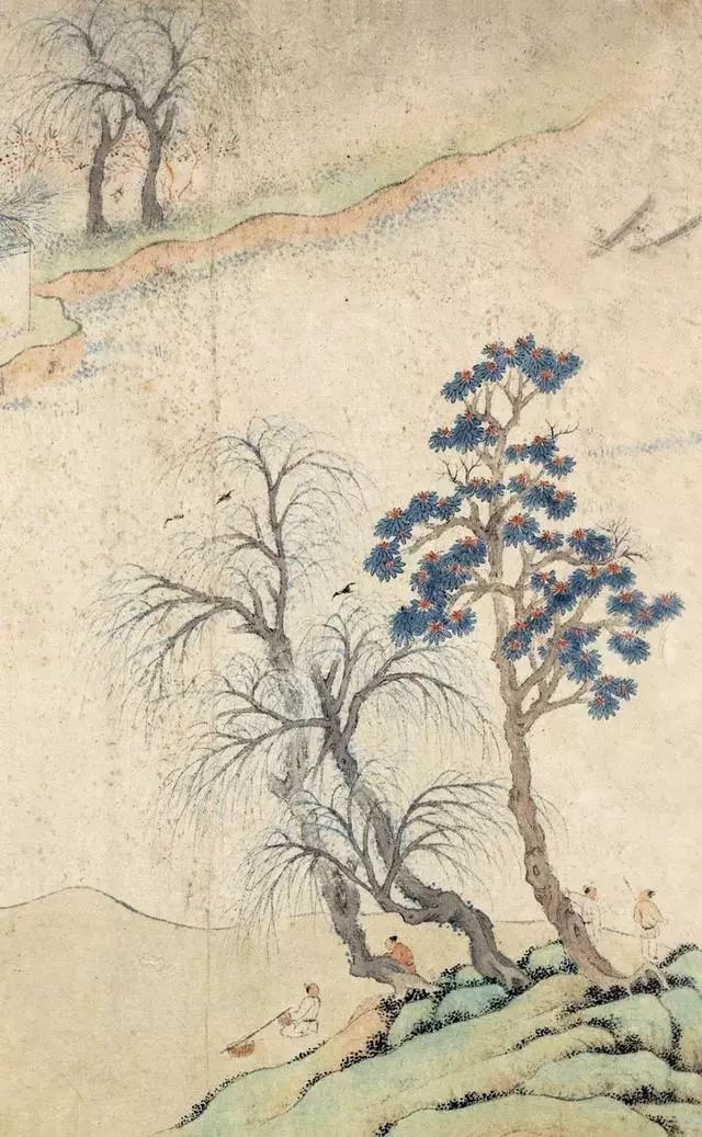 錢杜《天池修褉圖》書法作品卷