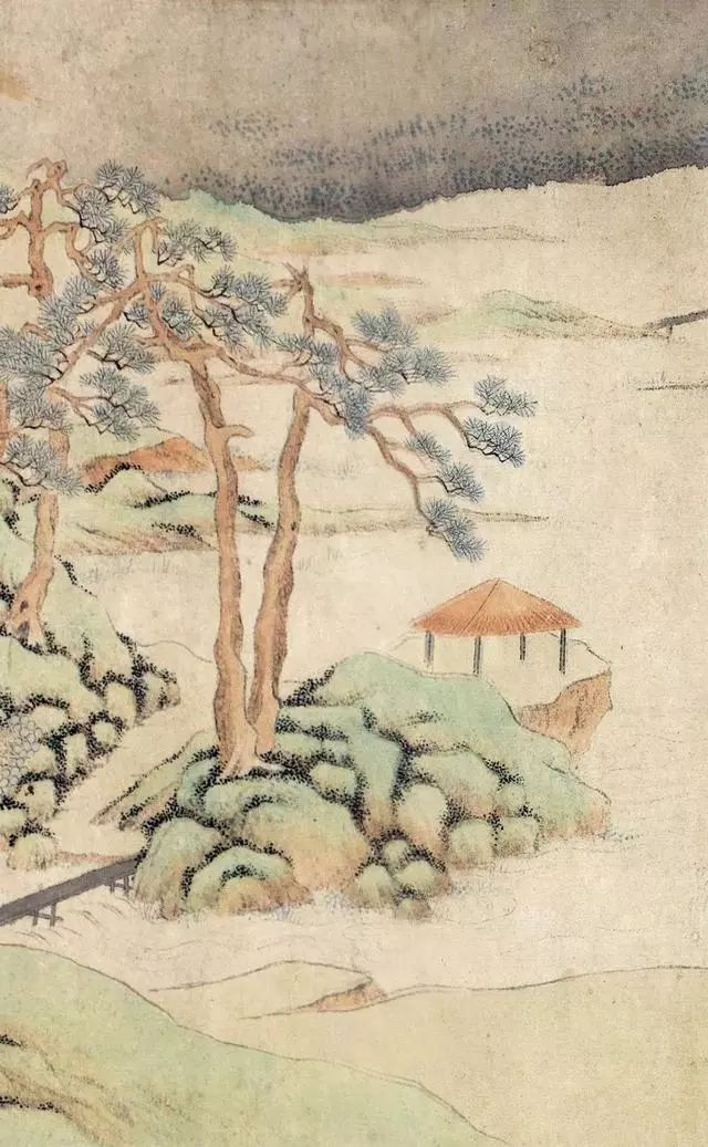 錢杜《天池修褉圖》書法作品卷