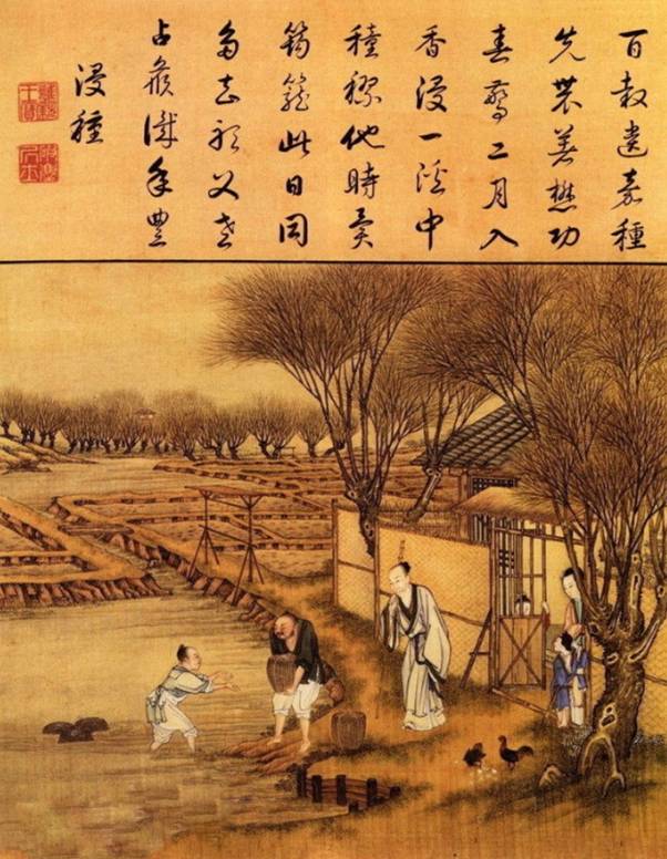 被歷朝皇帝贊賞追捧的《耕織圖》到底長啥樣？