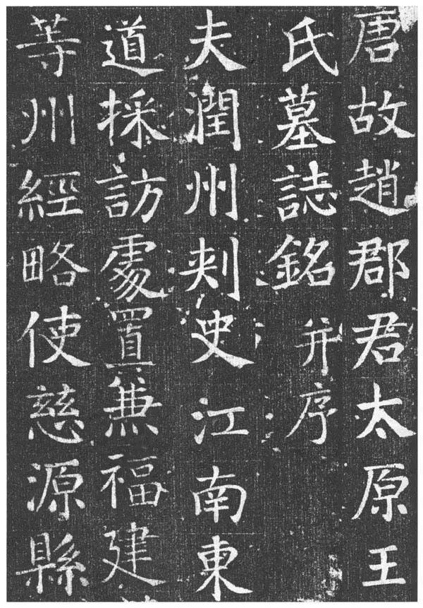 顏真卿《唐王琳墓志》書法作品欣賞