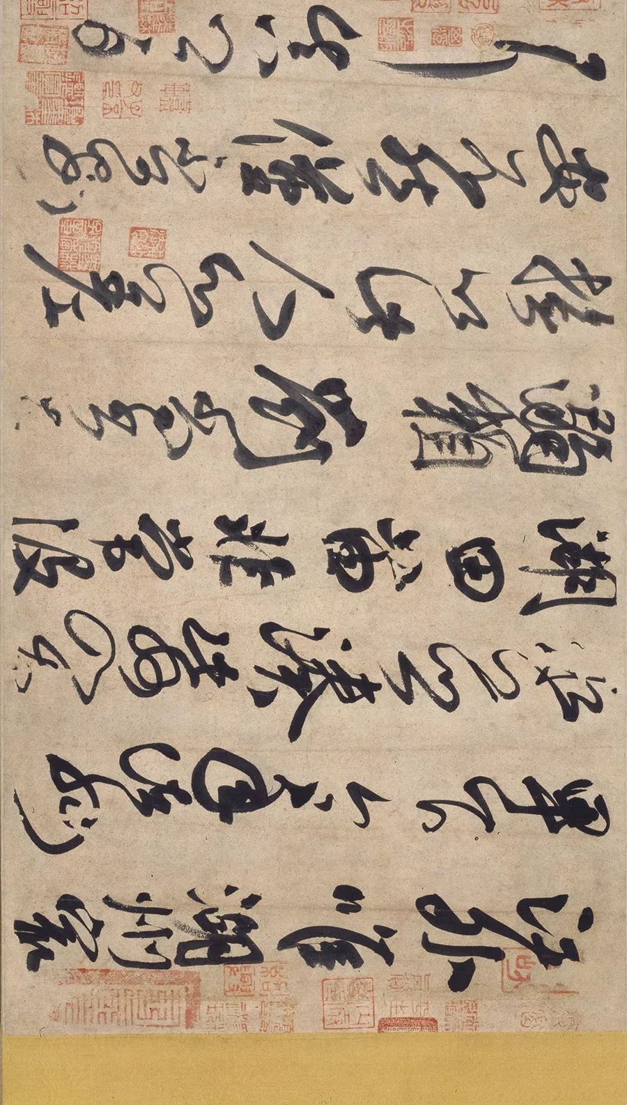 顏真卿書法草書作品《湖州帖》