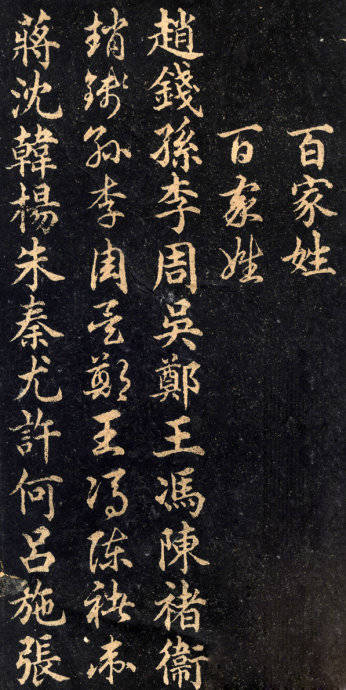 ?王羲之字帖《右軍正草百家姓》書法作品欣賞