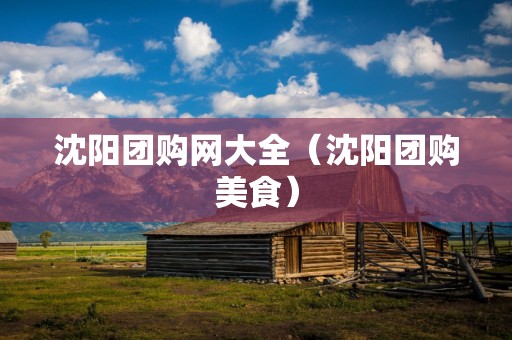 沈陽團購網大全（沈陽團購美食）