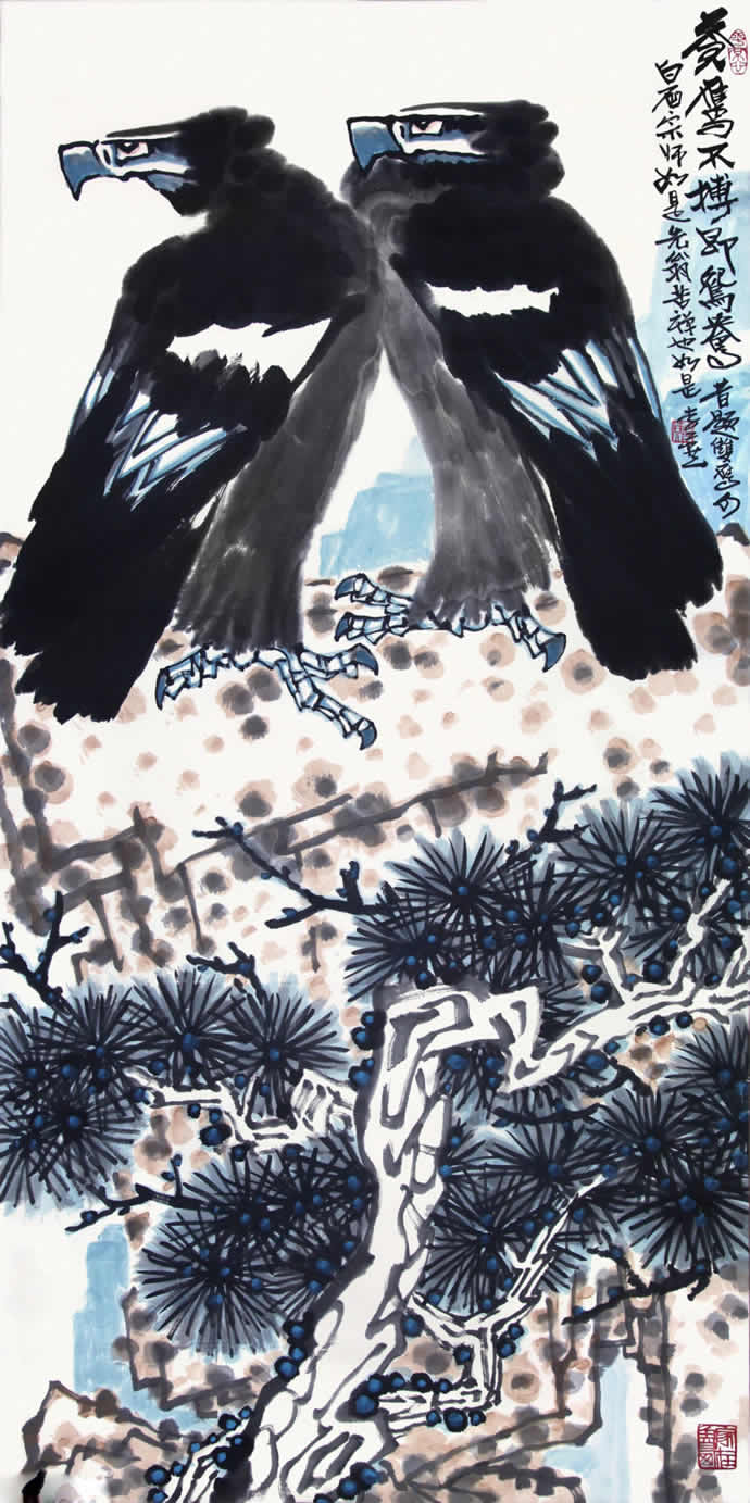 李苦禪作品欣賞