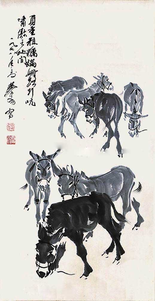 黃胄畫的驢值多少錢？(圖5)