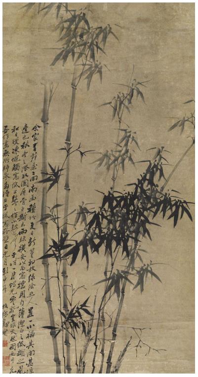 清鄭板橋墨竹圖作品欣賞(圖3)