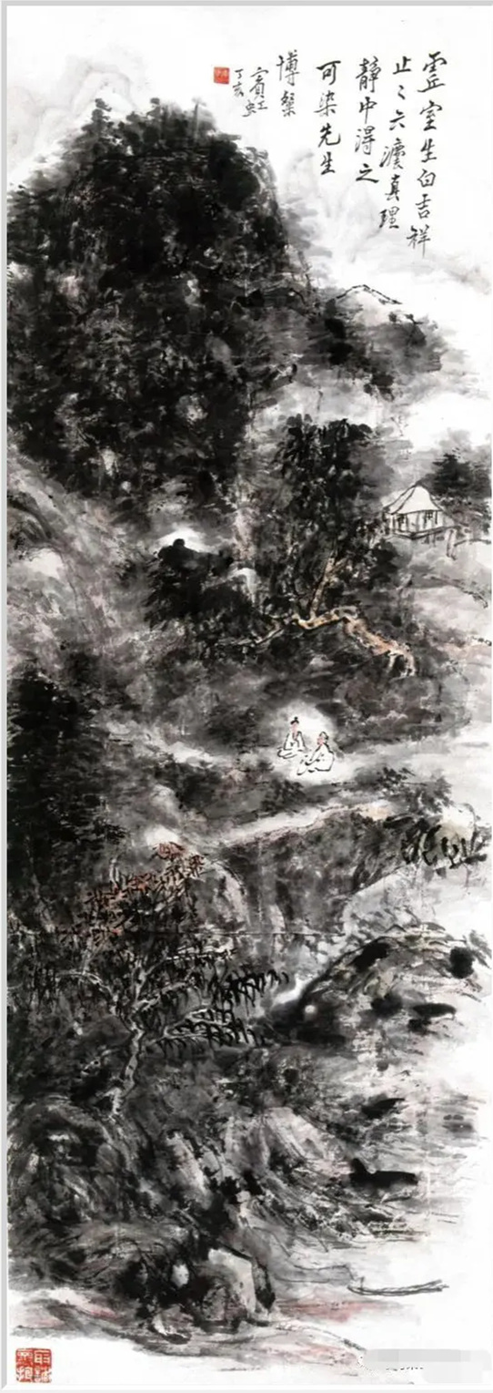 黃賓虹山水畫作品欣賞(圖6)