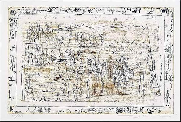 趙無極早期作品欣賞，趙無極抽象油畫早期作品(圖9)
