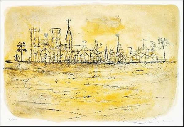 趙無極早期作品欣賞，趙無極抽象油畫早期作品(圖13)