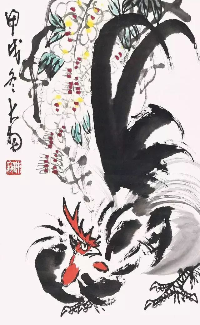 畫雞的著名畫家陳大羽國畫公雞作品欣賞 畫雞的著名畫家陳大羽國畫公雞作品欣賞