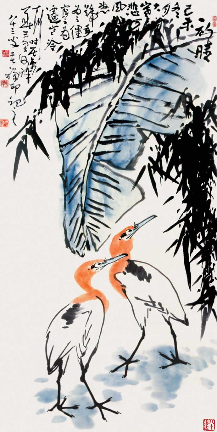 李苦禪書畫作品欣賞