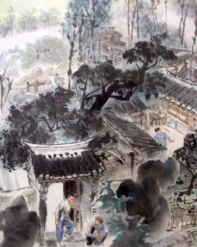 方增先國畫作品欣賞，方增先國畫人物精品(圖7)