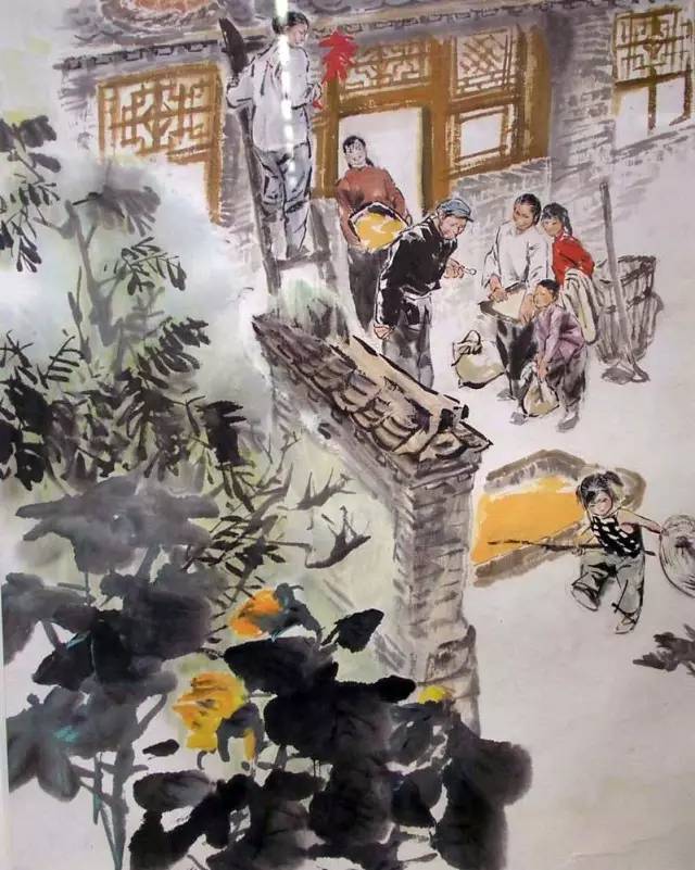 方增先國畫作品欣賞，方增先國畫人物精品(圖6)
