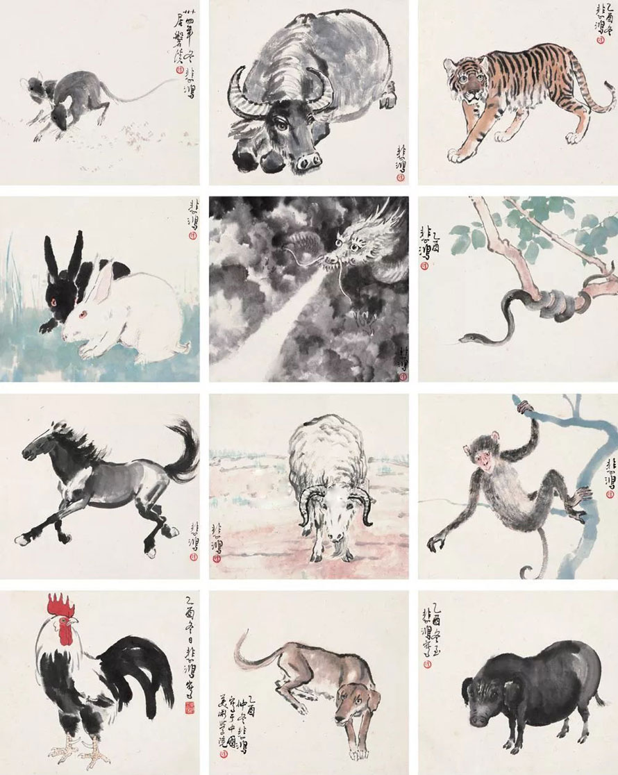 徐悲鴻最貴的國畫作品是哪幾幅(圖5)