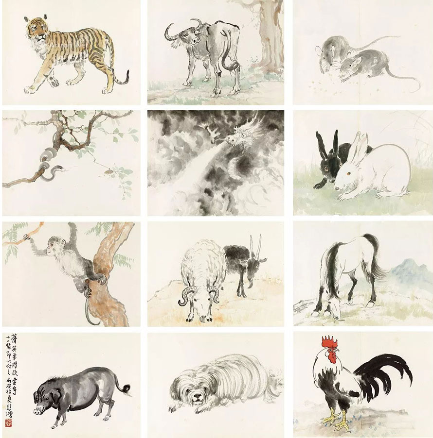 徐悲鴻最貴的國畫作品是哪幾幅(圖10)