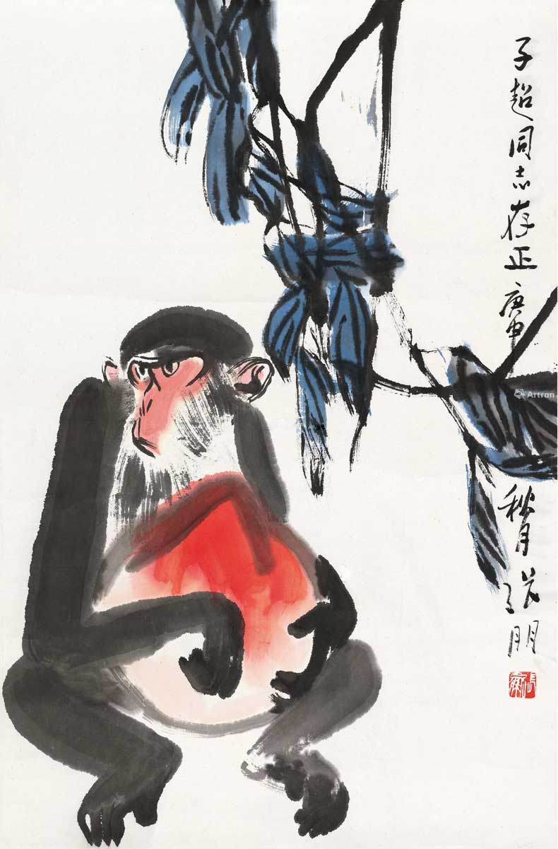 張朋大寫意花鳥畫作品欣賞(圖3)