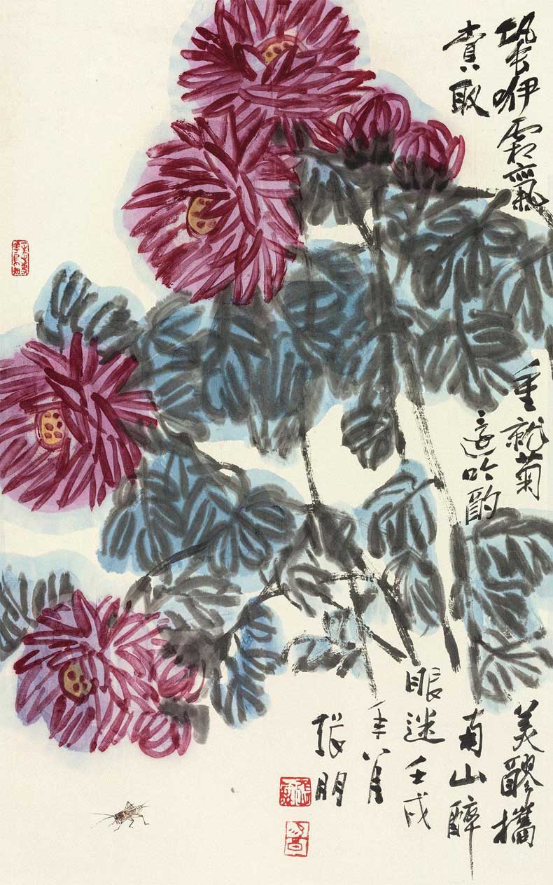 張朋大寫意花鳥畫作品欣賞(圖6)