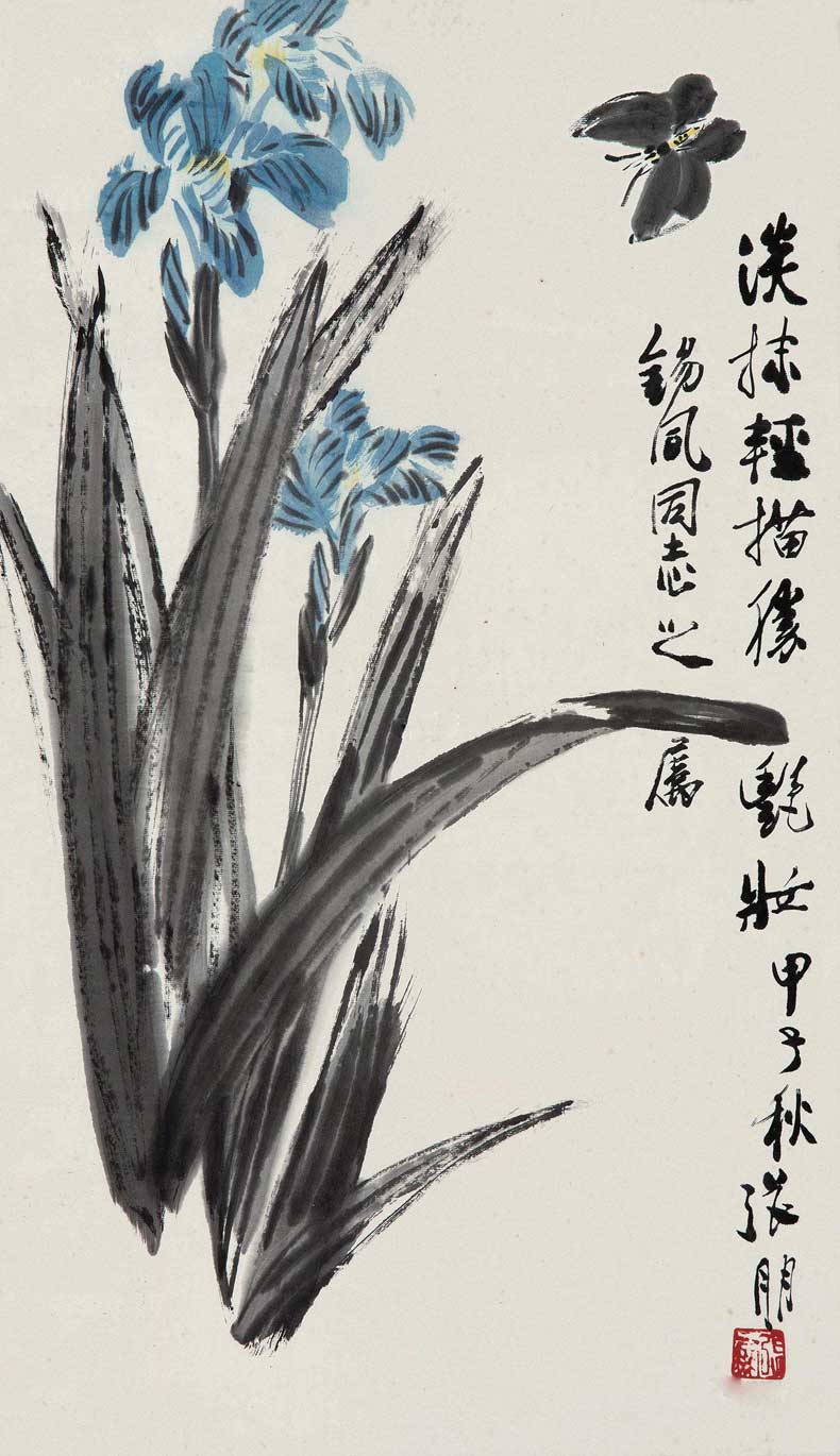 張朋大寫意花鳥畫作品欣賞(圖14)