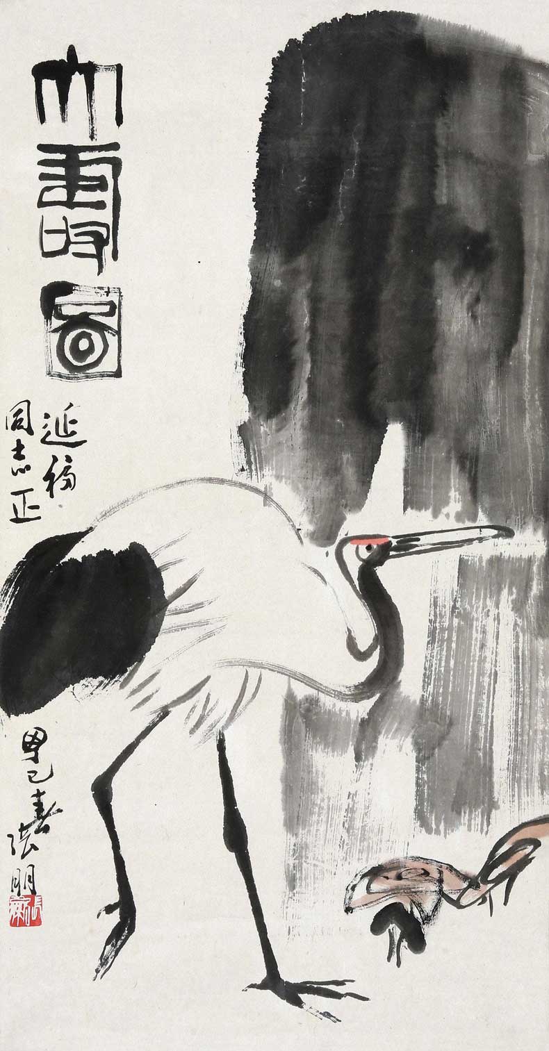 張朋大寫意花鳥畫作品欣賞(圖17)