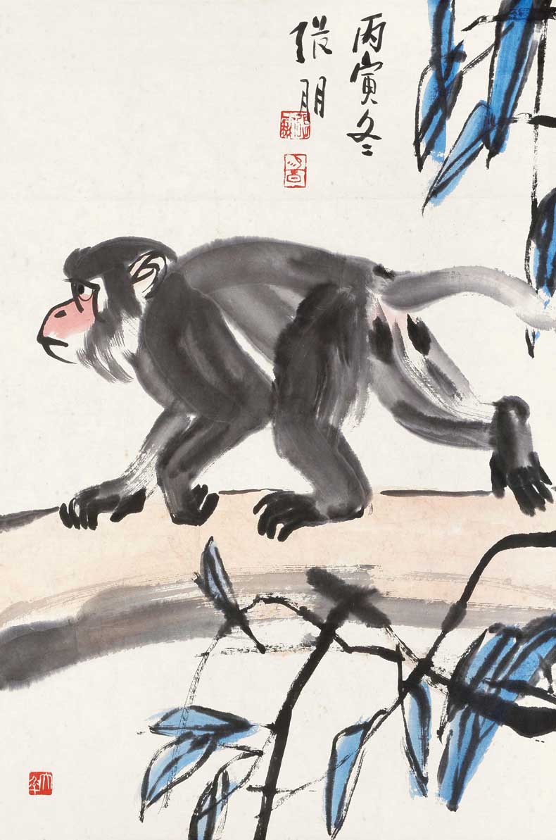張朋大寫意花鳥畫作品欣賞(圖20)