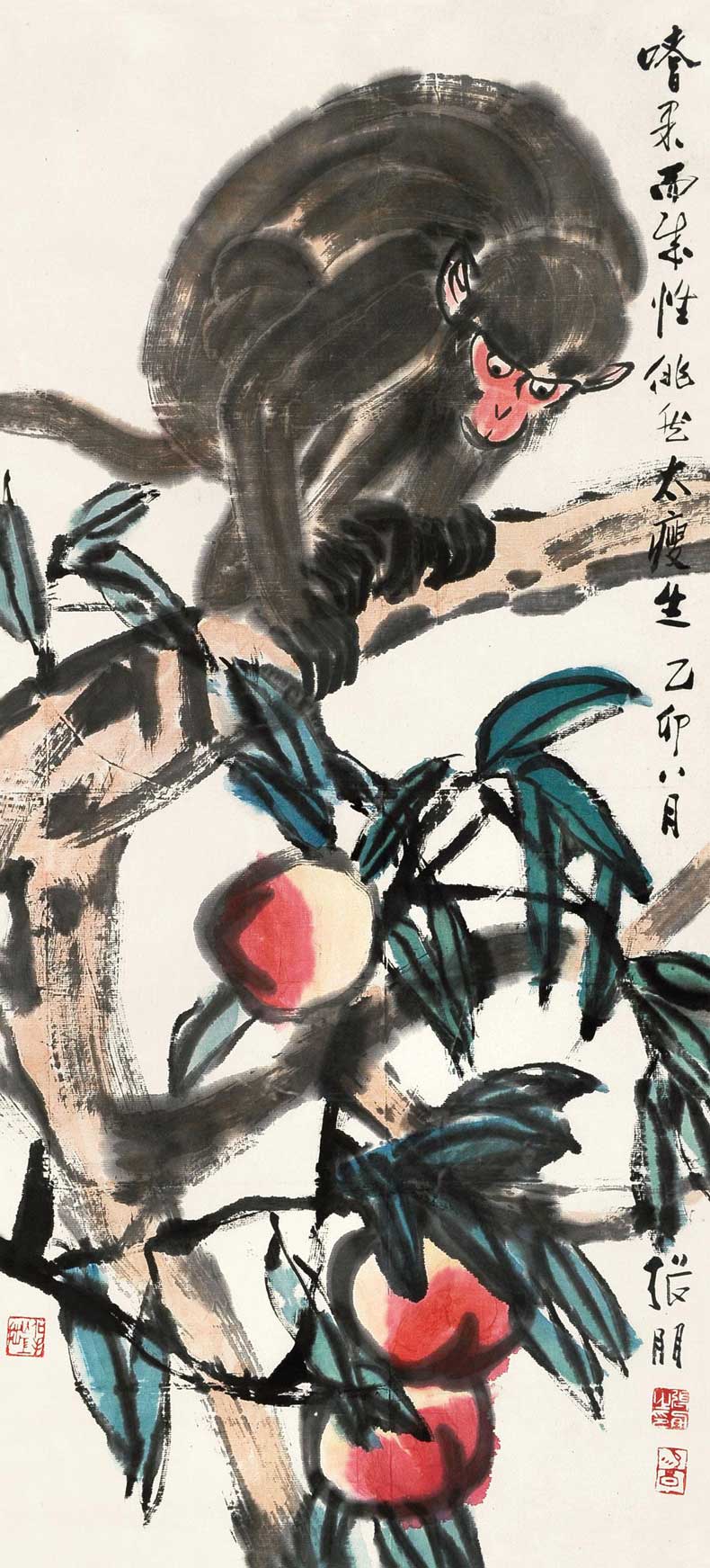 張朋大寫意花鳥畫作品欣賞(圖21)