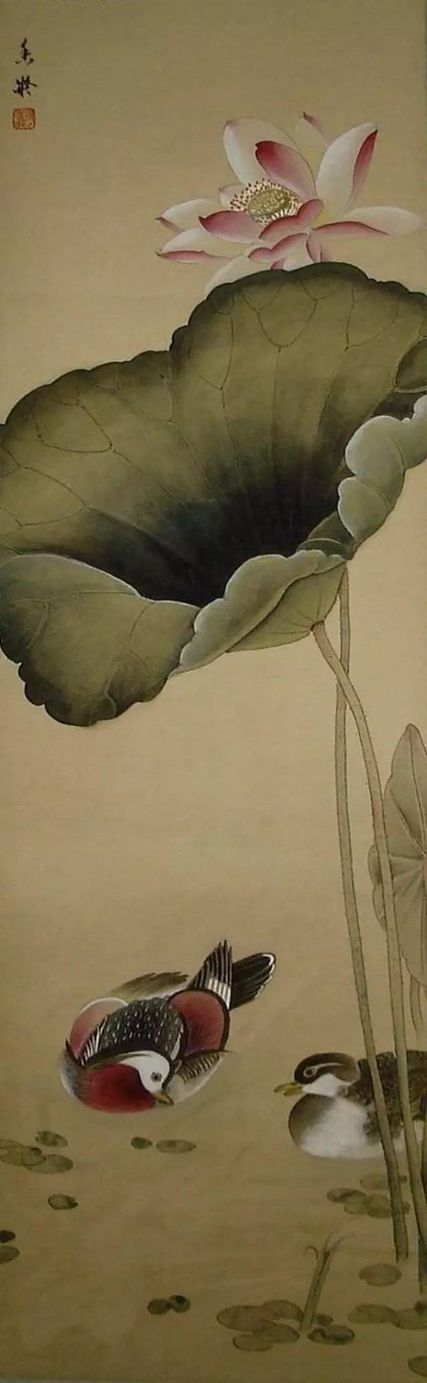 何香凝字畫作品欣賞