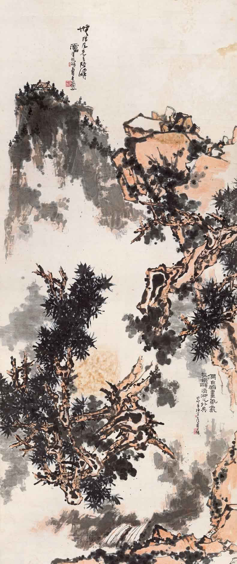 潘天壽字畫拍賣最貴的作品都有哪些
