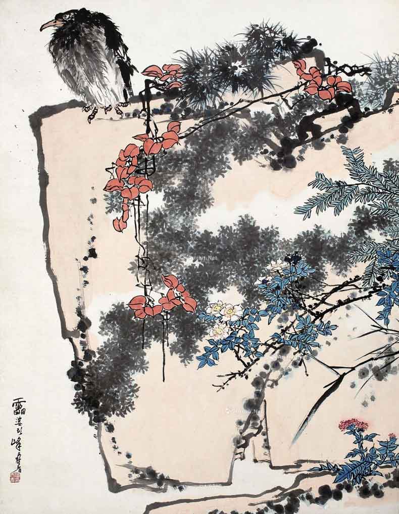 潘天壽字畫拍賣最貴的作品都有哪些?(圖2)