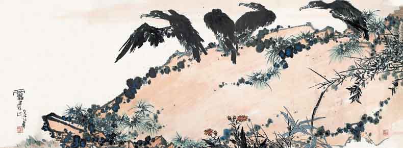 潘天壽字畫拍賣最貴的作品都有哪些?(圖4)