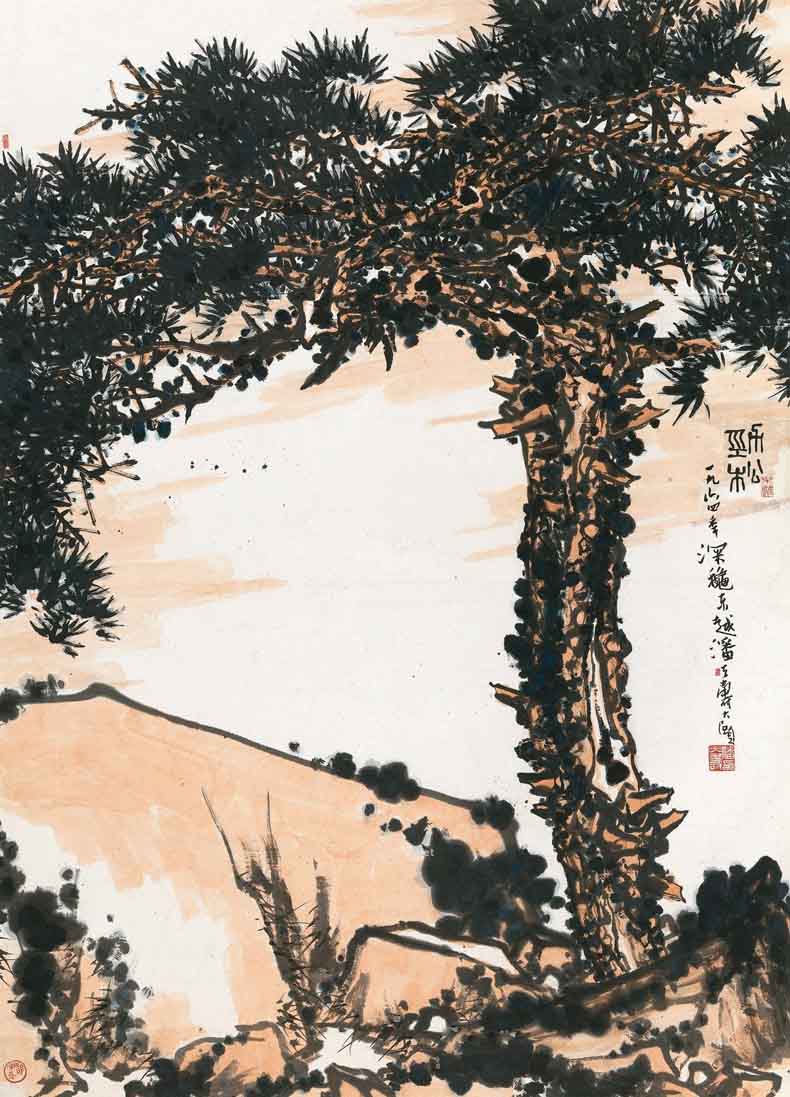 潘天壽字畫拍賣最貴的作品都有哪些?(圖5)