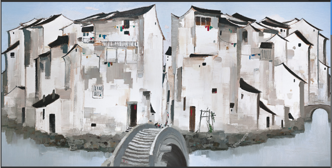 吳冠中書畫作品價格多少錢(圖2)