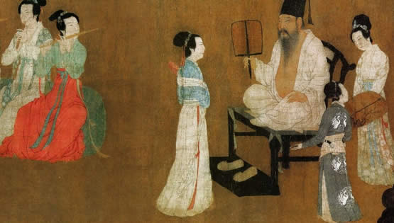 著名古代人物畫《韓熙載夜宴圖》欣賞