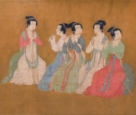 著名古代人物畫《韓熙載夜宴圖》欣賞