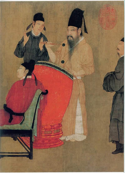 著名古代人物畫《韓熙載夜宴圖》欣賞