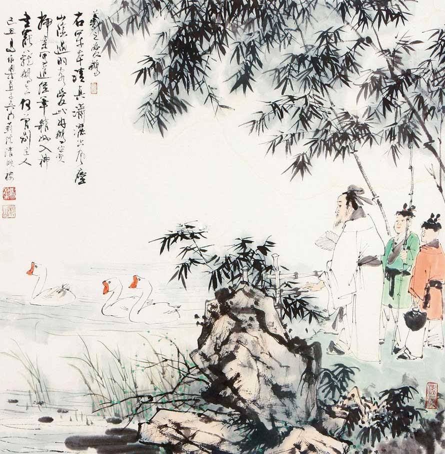 馬伯樂書畫作品欣賞