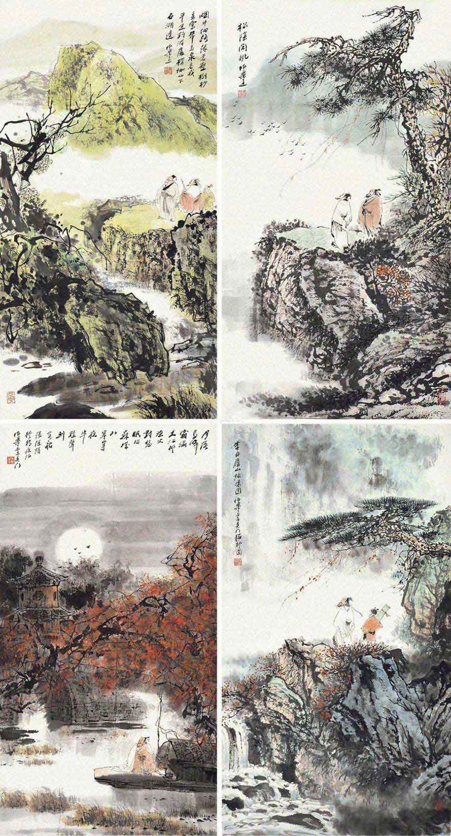 馬伯樂書畫作品欣賞