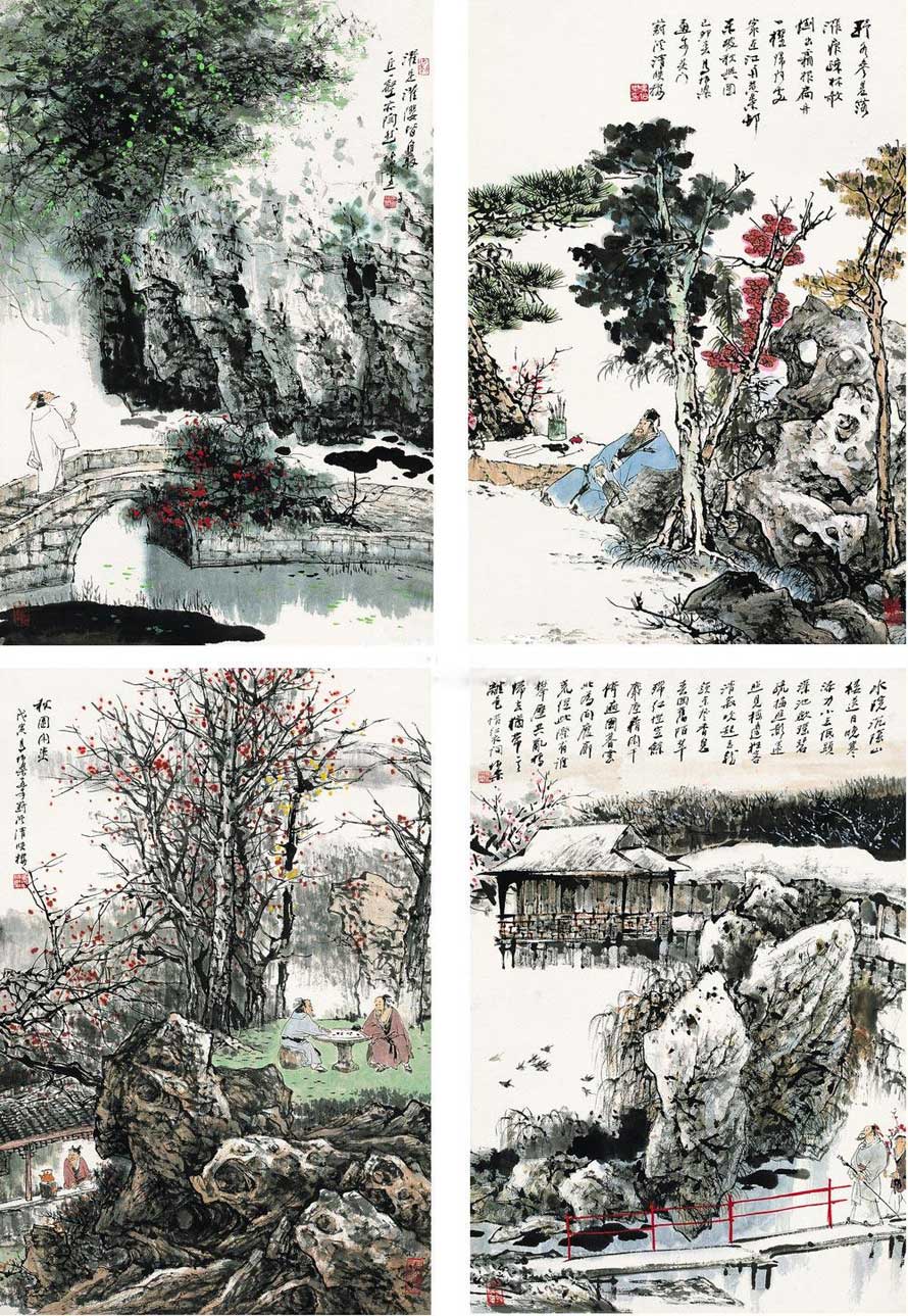 馬伯樂書畫作品欣賞