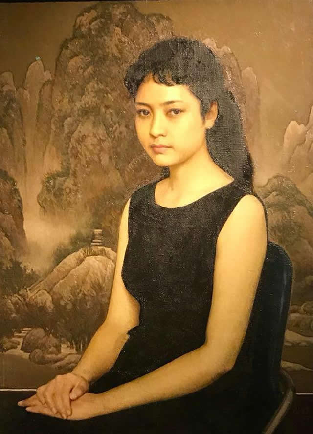 《青年女歌手》等畫作欣賞