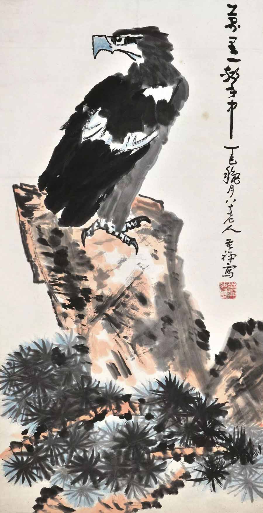 李苦禪筆下最貴的鷹都有哪些
