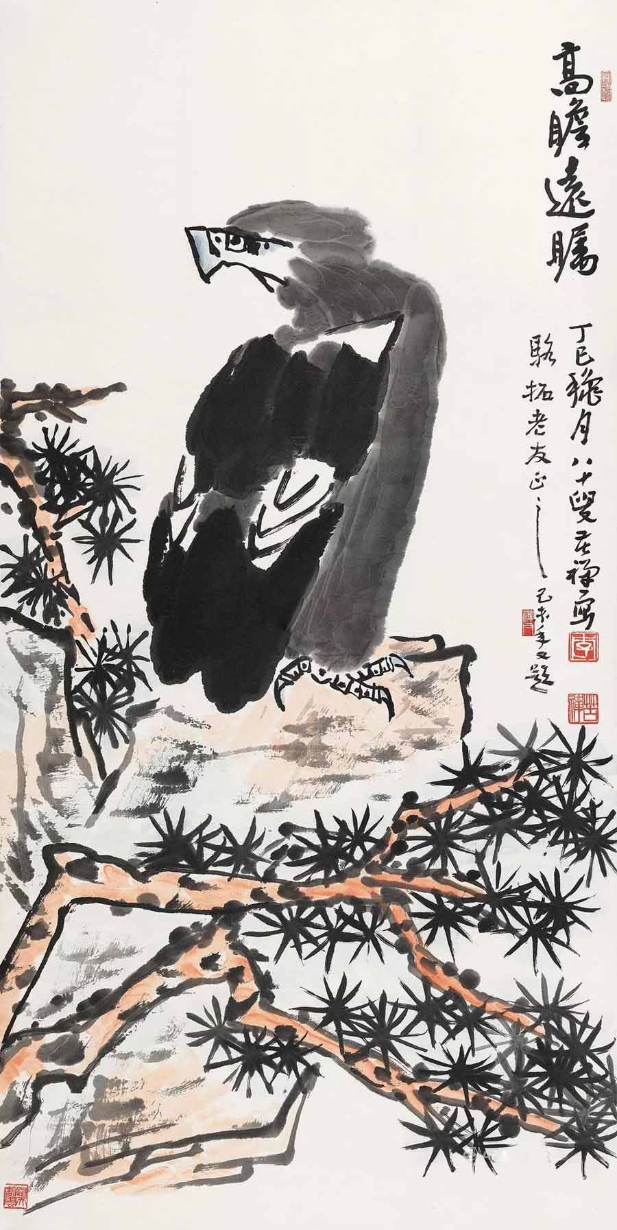 李苦禪筆下最貴的鷹都有哪些