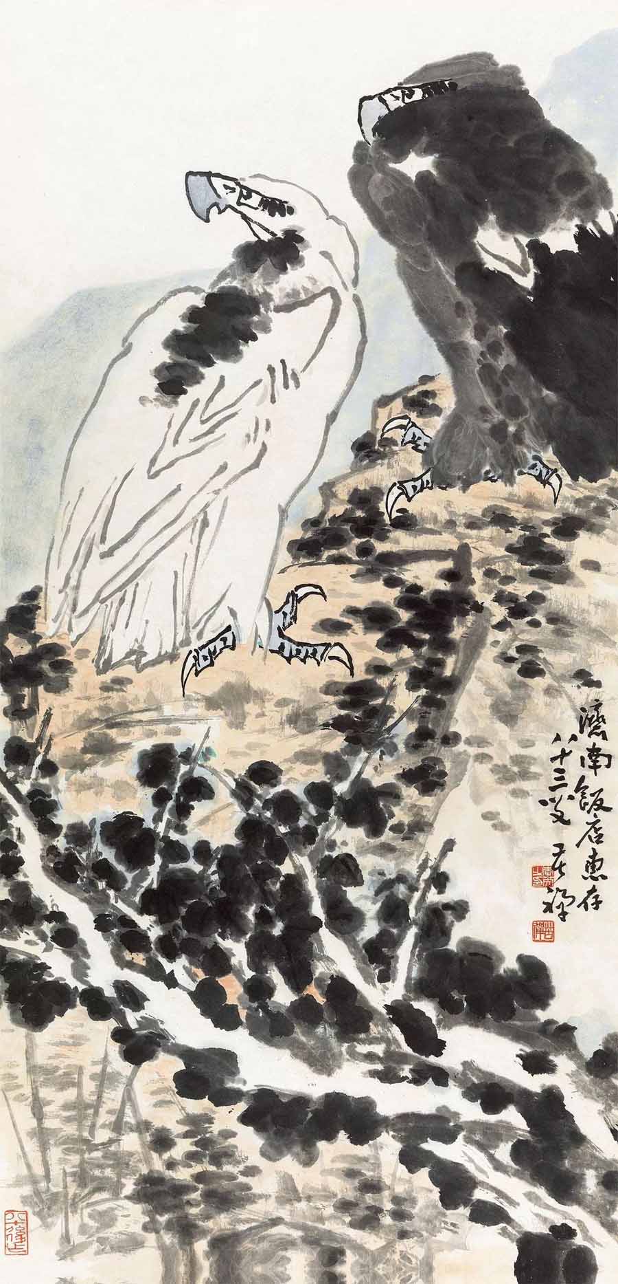 李苦禪筆下最貴的鷹都有哪些